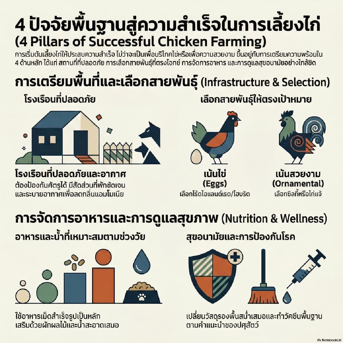 มือใหม่หัดเลี้ยงไก่ เตรียมตัวอย่างไรให้ได้ไข่กินทุกวัน