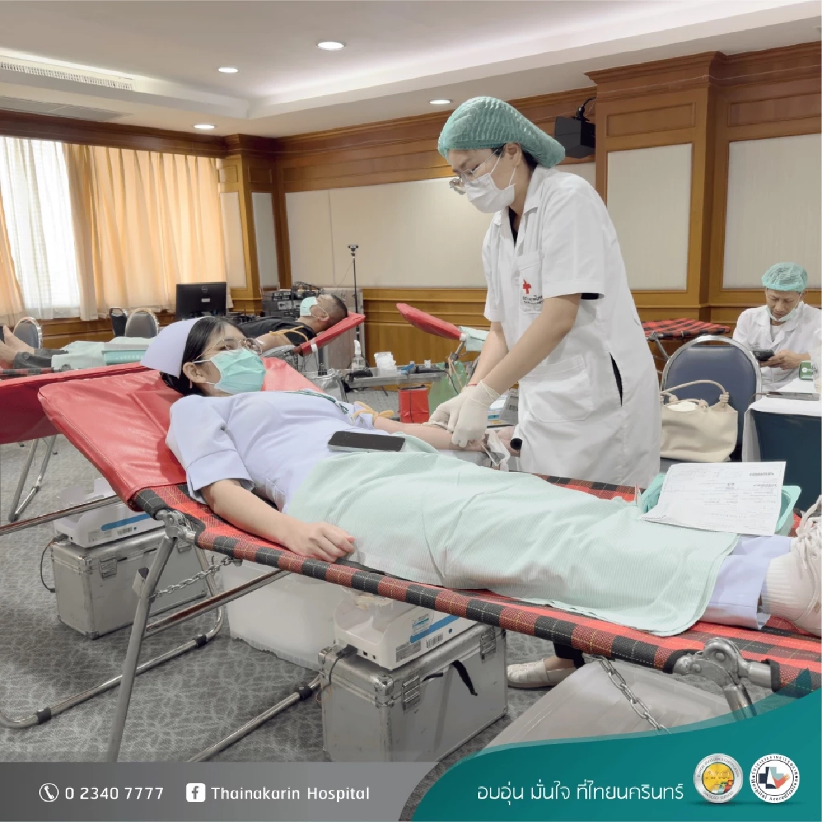 โรงพยาบาลไทยนครินทร์ ขอขอบคุณฮีโร่ทุกท่าน ที่ร่วมบริจาคโลหิต