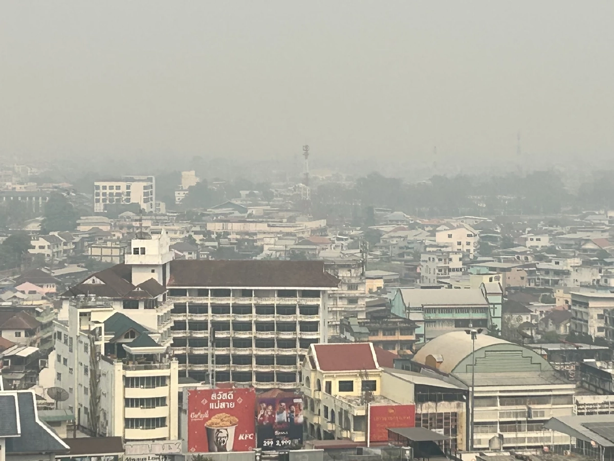 เชียงรายวิกฤต! ฝุ่นทะลุ 310 มคก. ป่าถูกเผาวอดกว่า 1.4 แสนไร่