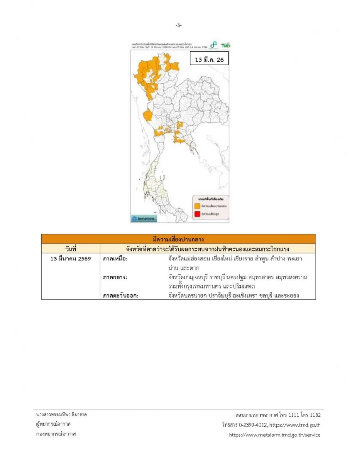 เตือนด่วน! พายุฤดูร้อนถล่มไทยวันนี้ เช็กพื้นที่เสี่ยงรับมือฝนฟ้าคะนอง