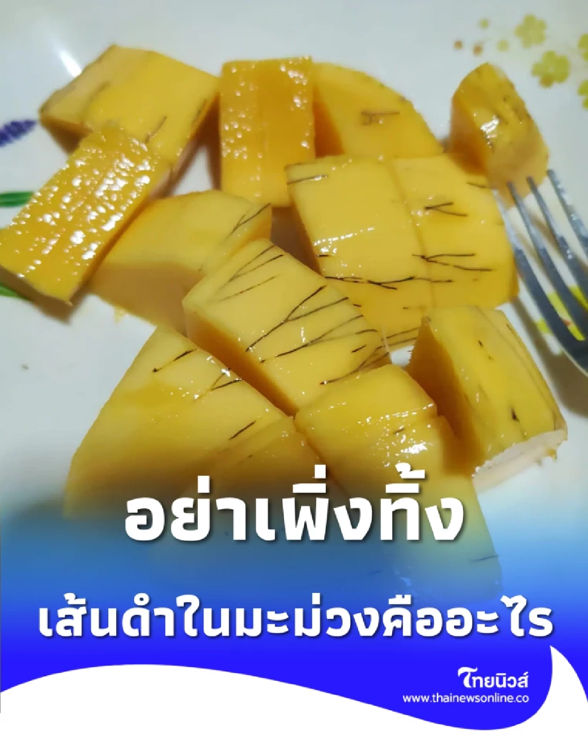 ไขปริศนา เส้นดำ ในมะม่วงสุก อันตรายจริงหรือแค่เรื่องธรรมชาติ