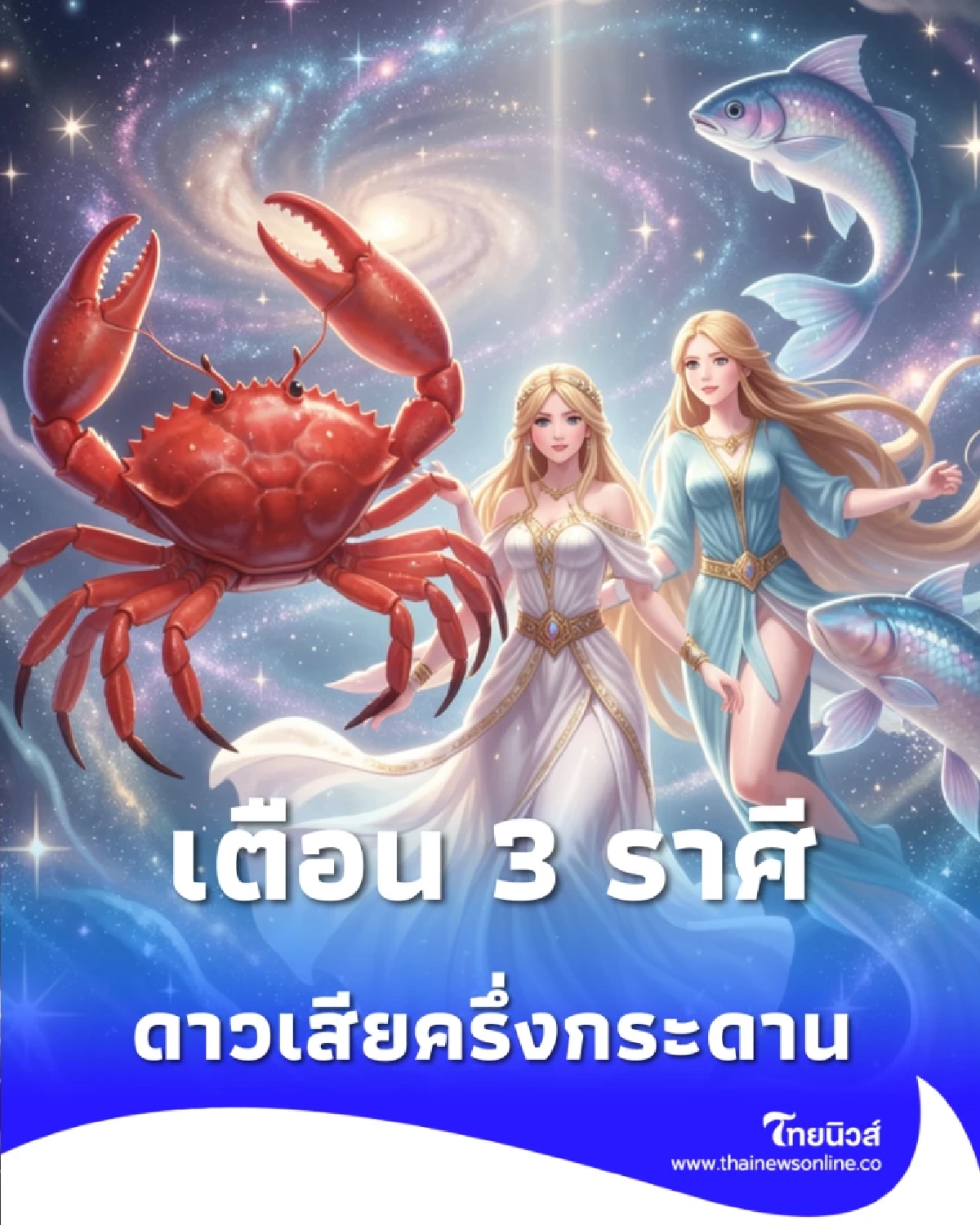 เตือน 3 ราศี ดาวเสียครึ่งกระดาน ระวังป่วยไข้-ทุกข์ใจหนัก