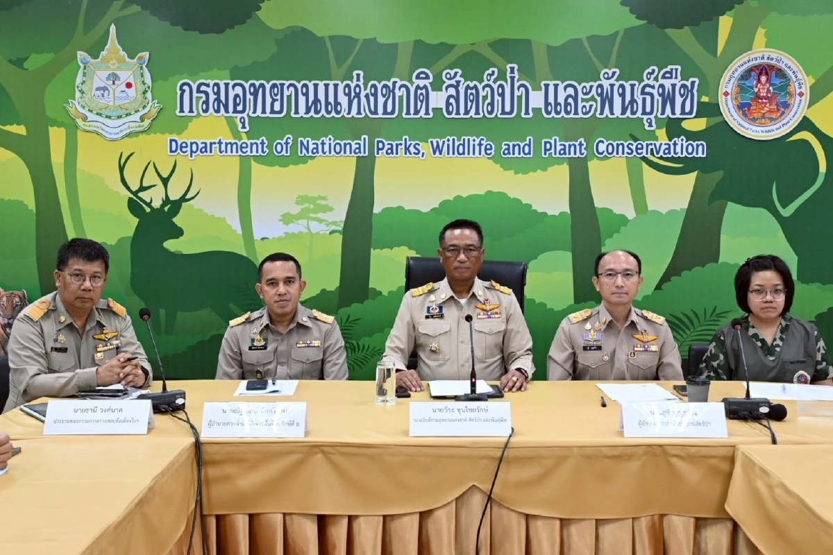 กรมอุทยานแห่งชาติฯ แถลงผลการตรวจสอบ กรณีการเสียชีวิตสีดอหูพับ