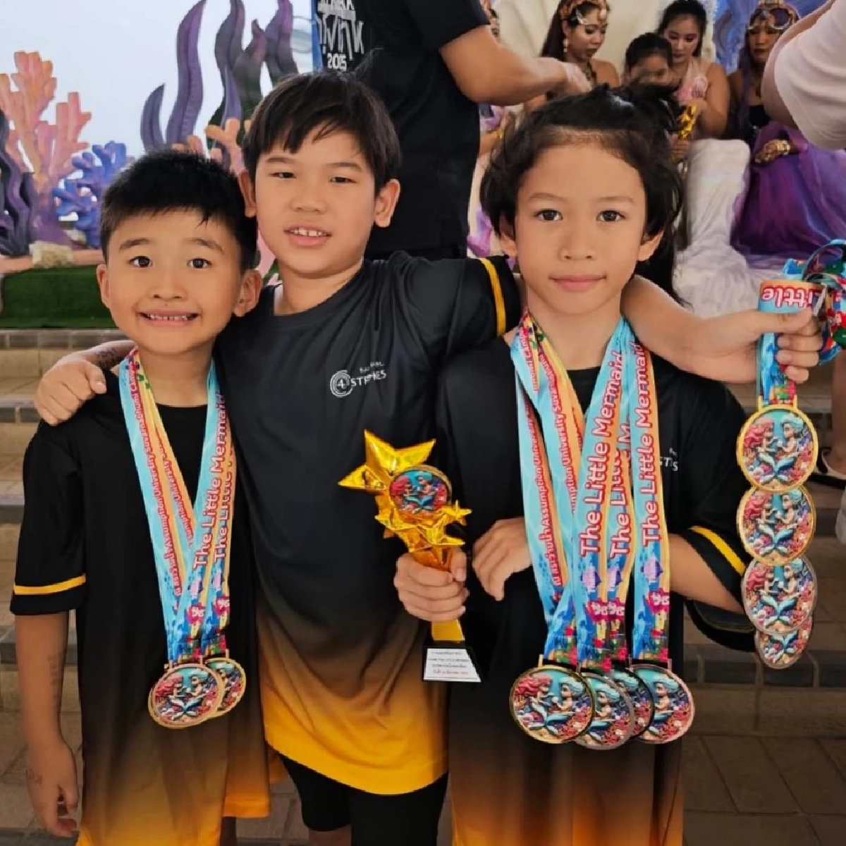 ปรบมือรัวๆ! น้องโพธิ์ กวาด 7 เหรียญ พ่อชาคริตยิ้มแก้มปริ