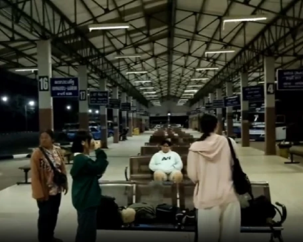 บรรยากาศขนส่งตราด 10 เมษา สุดเงียบเหงา คนกลับบ้าน-เที่ยวน้อยลง