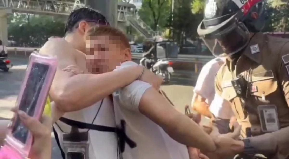 รวบหนุ่มอาศัยสงกรานต์ ลวนลามนักข่าวสาว ไม่สำนึกยังโชว์กร่างใส่