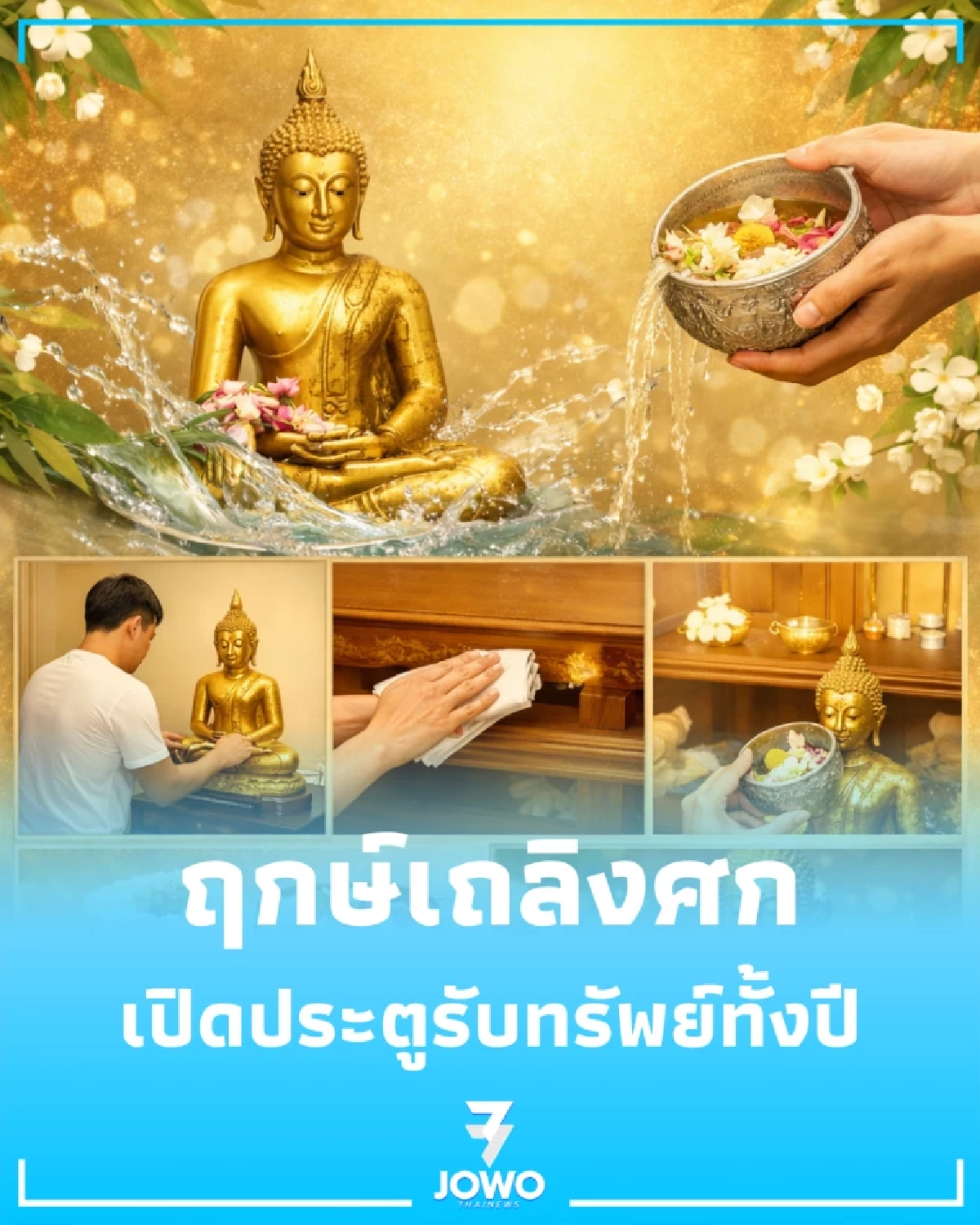 ดวงเมืองเปลี่ยน 16 เม.ย. ฤกษ์เถลิงศก รับทรัพย์ทั้งปี เผยเลขนำทางที่นี่