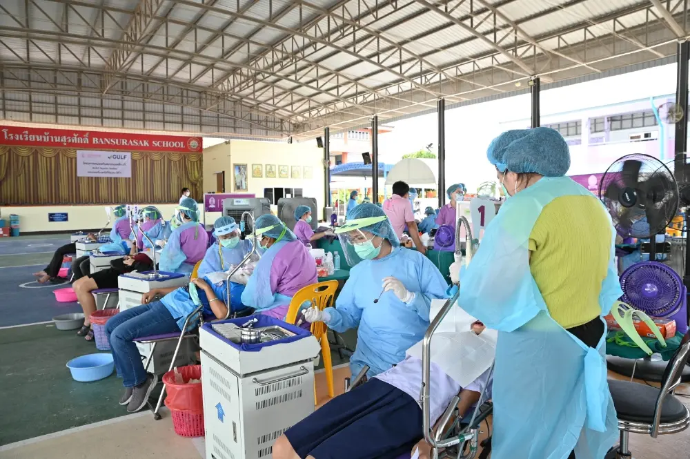 GULF Sparks Smiles  ปี 6 เคลื่อนหน่วยทันตกรรมฟรีสู่ภูมิภาค อ.กบินทร์บุรี จ.ปราจีนบุรี 6 – 7 พ.ค.นี้