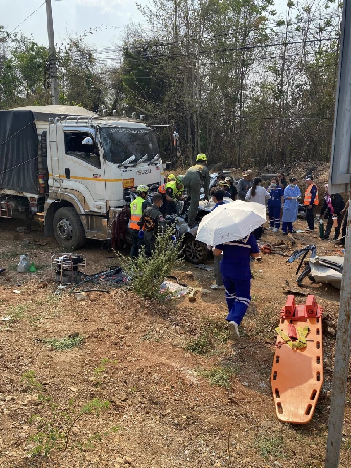 รับไม่ได้คำสารภาพ คนขับรถพ่วง 18 ล้อชนวินาศ สวนทางหลักฐาน