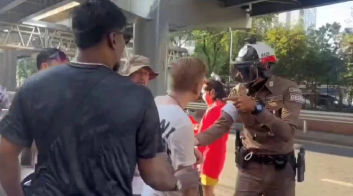 รวบหนุ่มอาศัยสงกรานต์ ลวนลามนักข่าวสาว ไม่สำนึกยังโชว์กร่างใส่