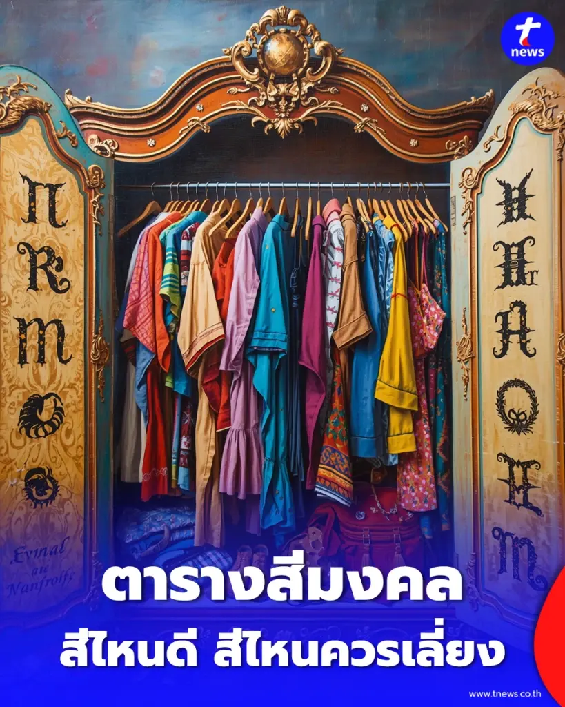 สีเสื้อมงคล พ.ค. 2569 นี้ สีไหนดี สีไหนควรเลี่ยง