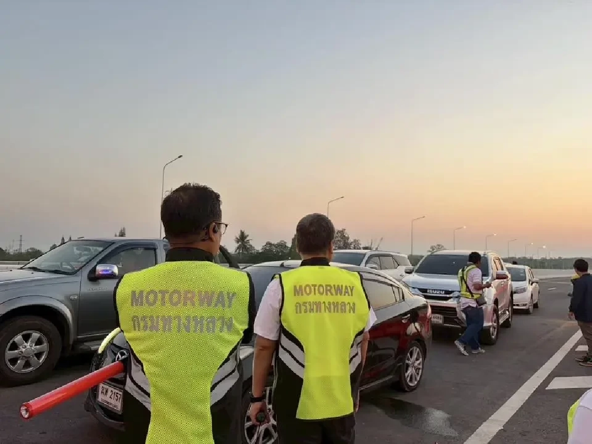 วิ่งฟรีแถมเร็ว! เปิด M6 ขาเข้าวันเวย์ เริ่ม 14 เม.ย. นี้