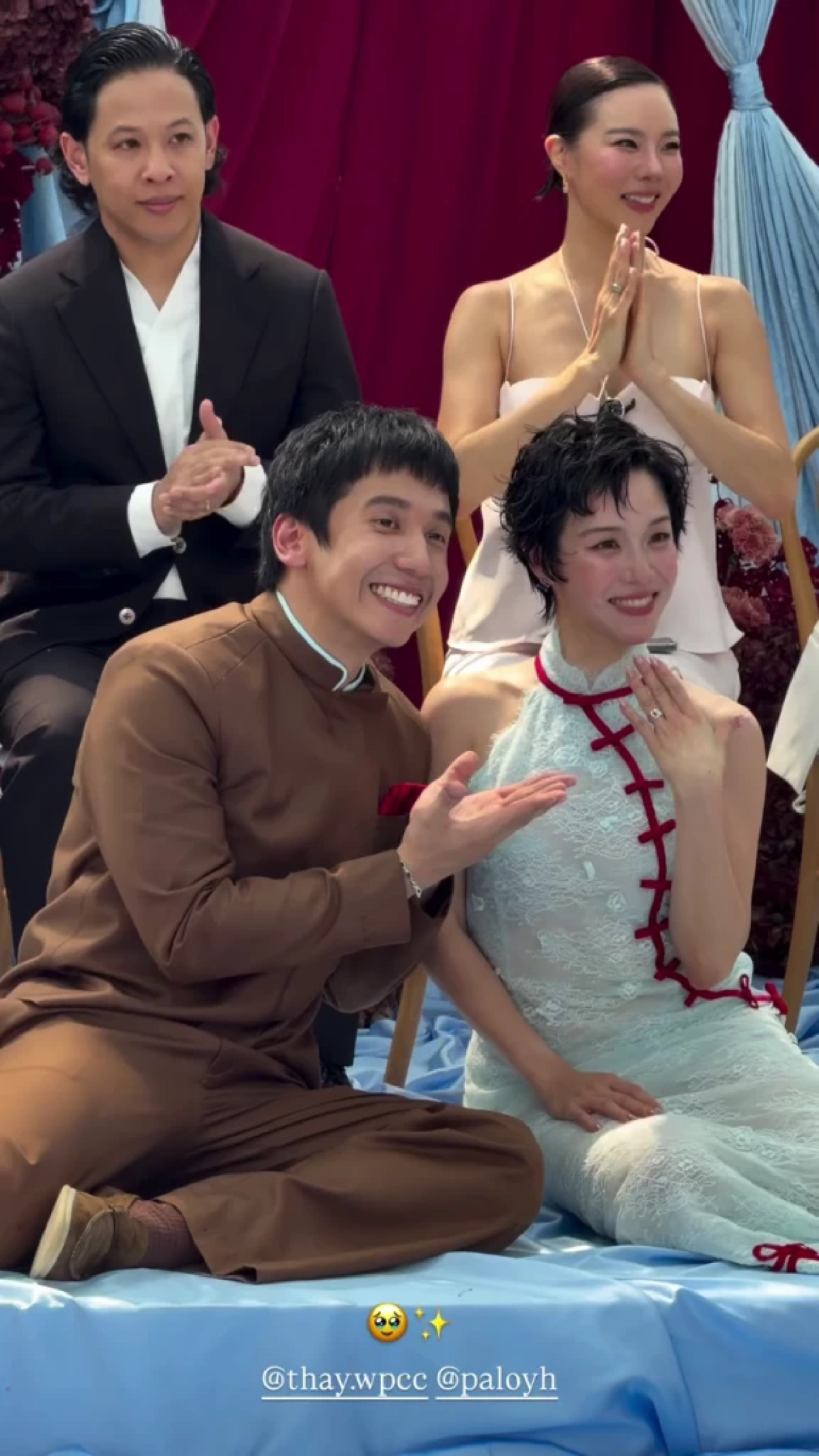 โอม ค็อกเทล พูดบนเวทีงานแต่ง “พลอย-เต” ด้าน คริส หอวัง รีบเคลียร์