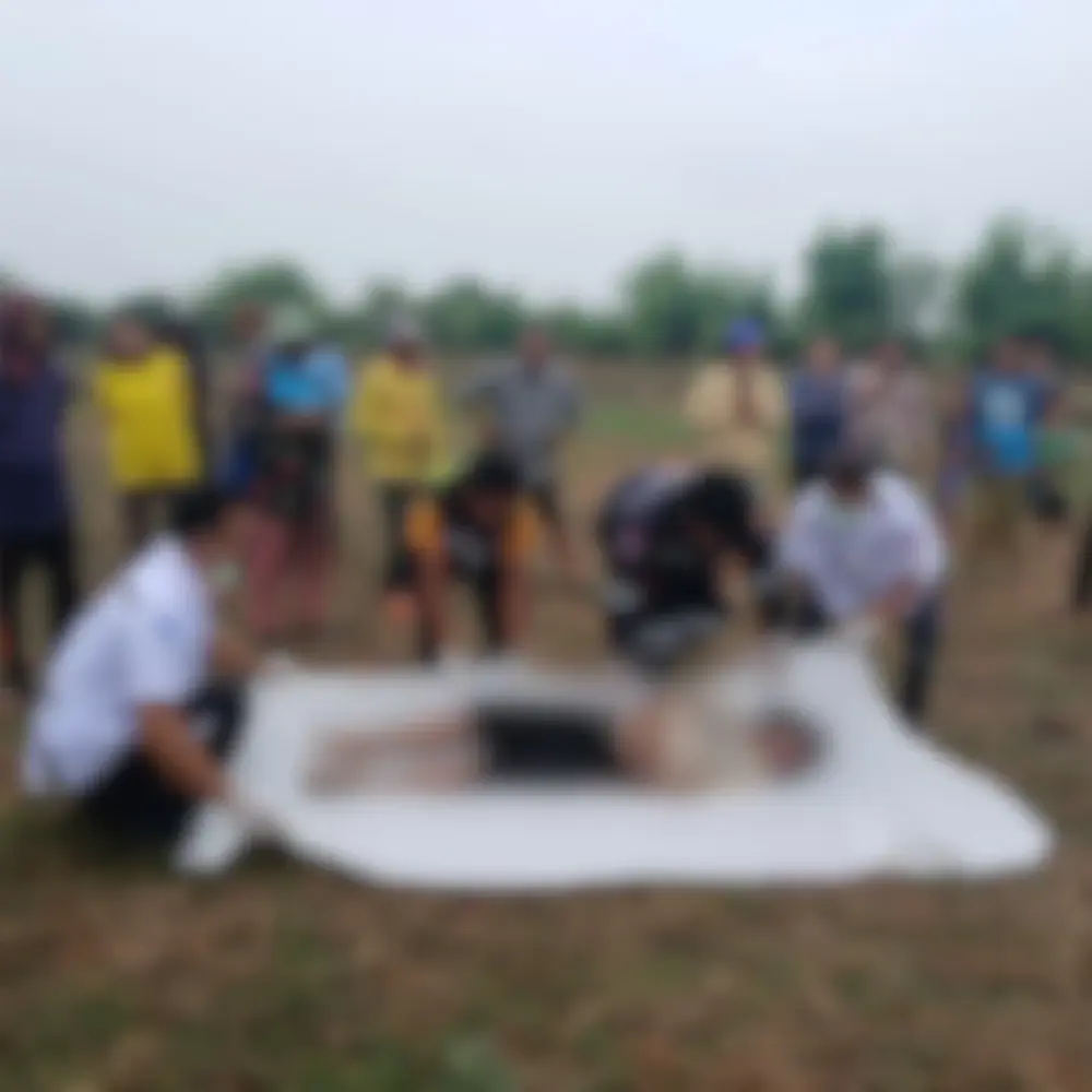 สาววัย 40 โดนฟ้าผ่าดับกลางทุ่งนา ขณะรีบพาวัวหนีพายุ