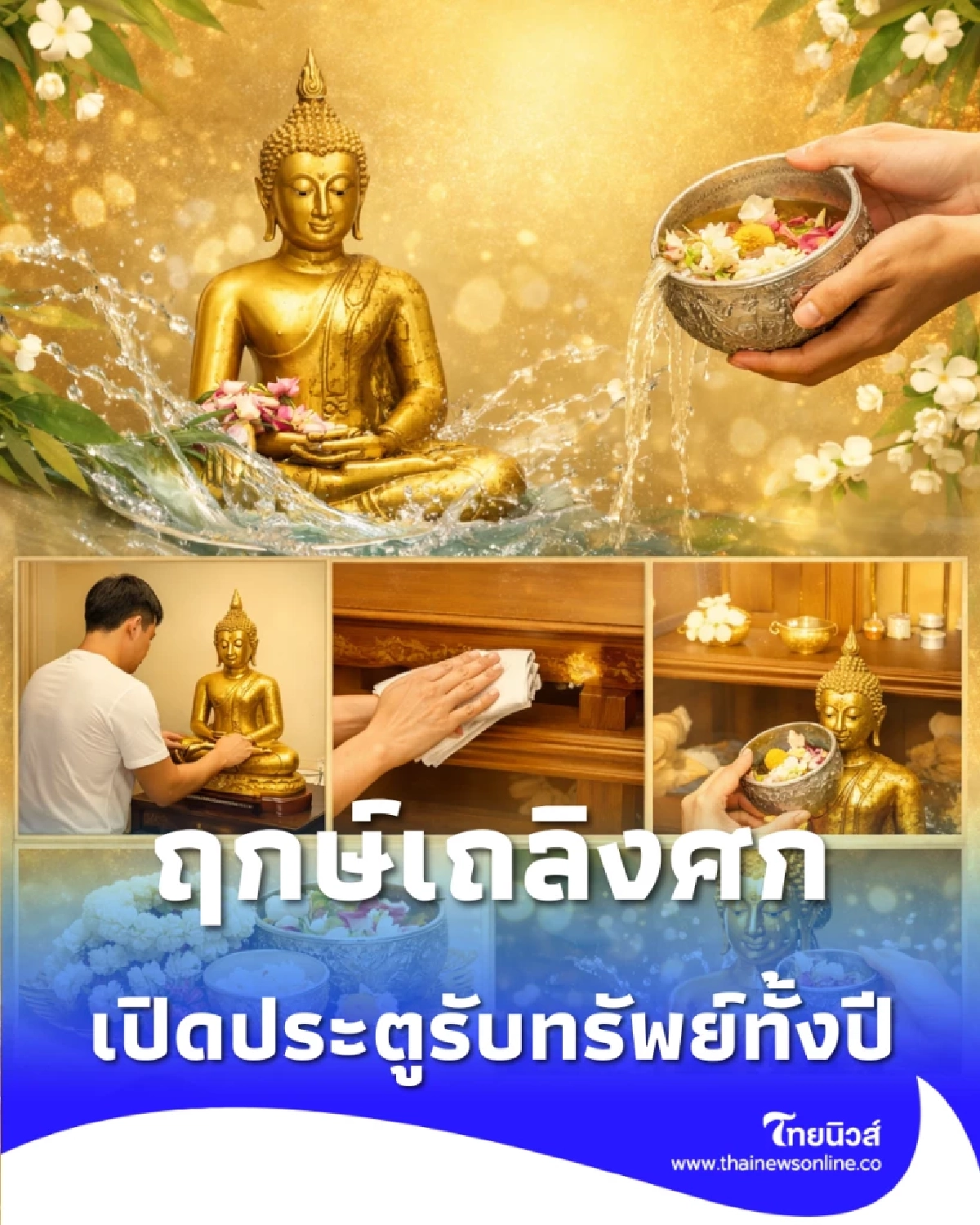 ดวงเมืองเปลี่ยน 16 เม.ย. ฤกษ์เถลิงศก รับทรัพย์ทั้งปี เผยเลขนำทางที่นี่