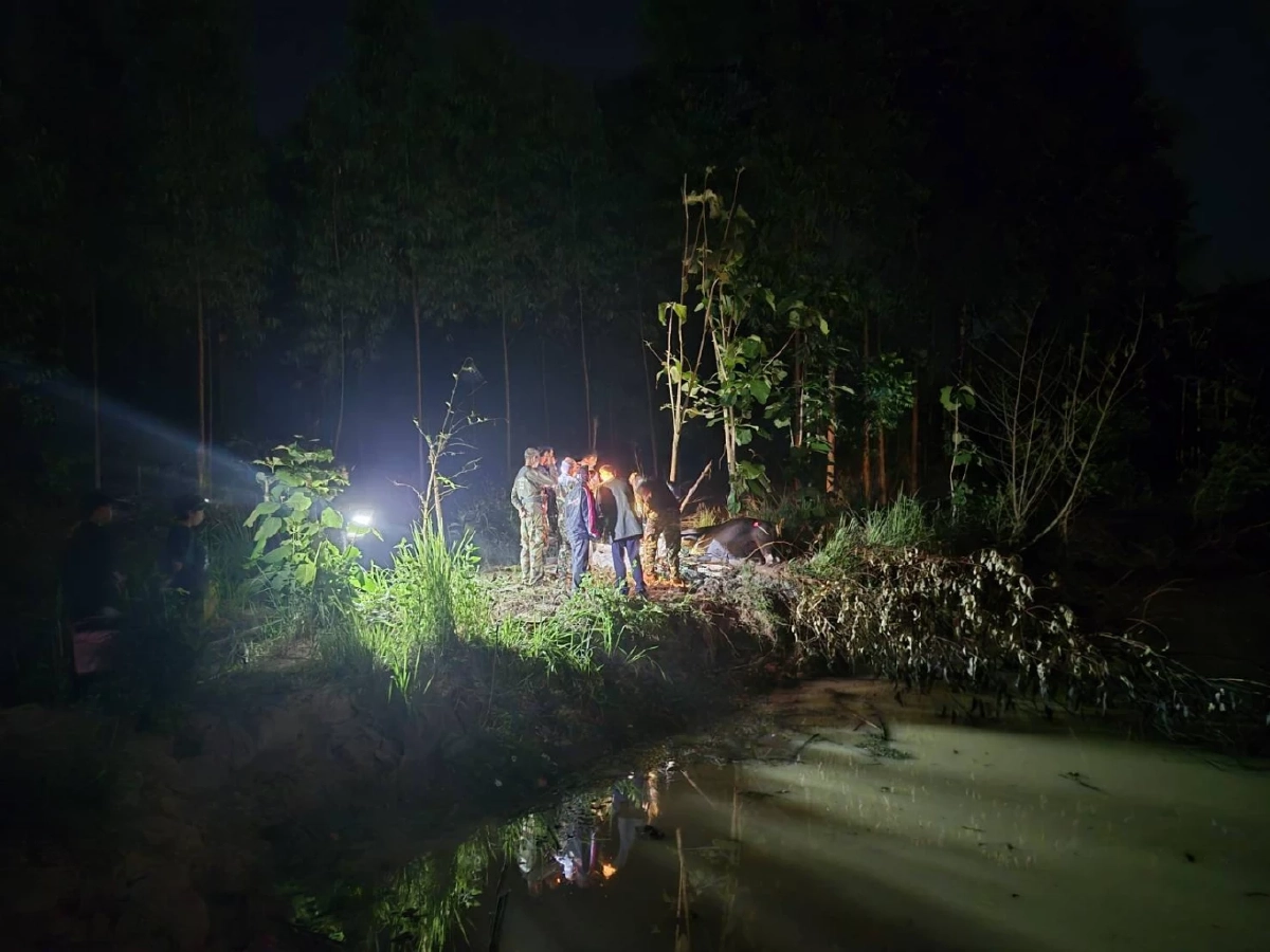 สลด! กระทิงทับลานติดบ่วงสลิง ยื้อทั้งคืนไม่รอด สั่งล่าตัวคนทำ