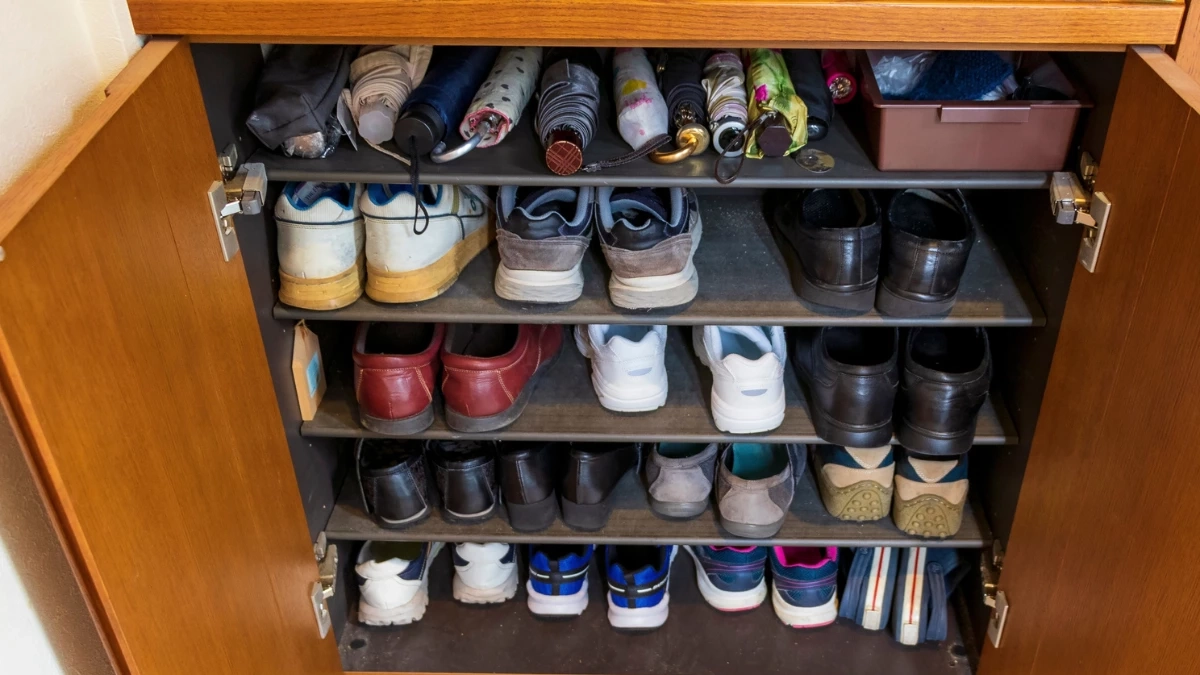 หมดปัญหากลิ่นอับ! รวม 7 วิธีดับกลิ่นตู้รองเท้า ได้ผลจริง 