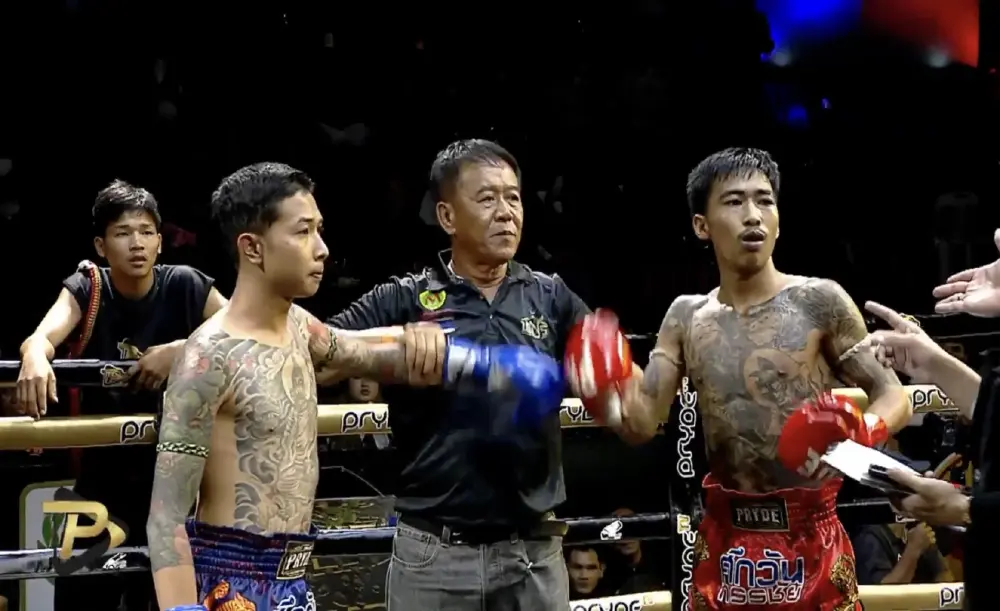 เฉลยแล้ว "สมรักษ์ คำสิงห์" คุยอะไร "หนุ่ม กรรชัย" บนเวทีมวย