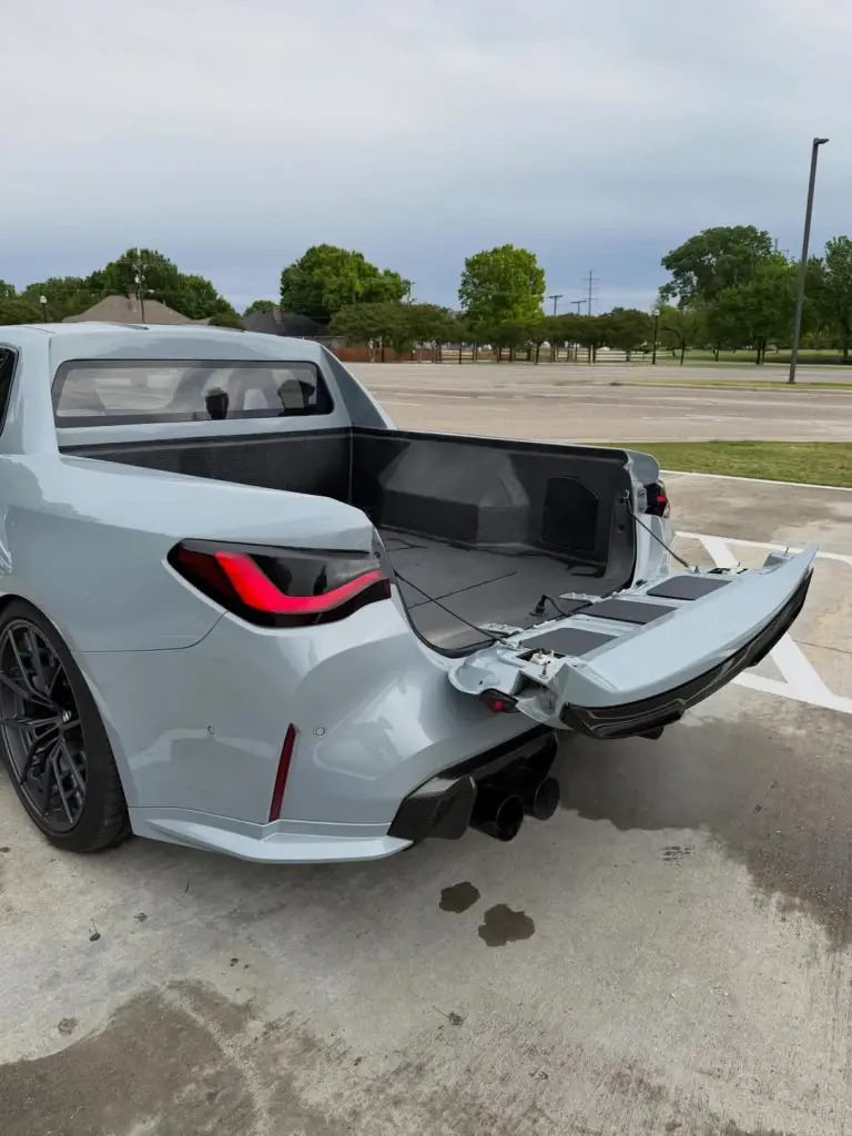 หนุ่มดัดแปลง BMW M4 เป็นกระบะซิ่ง คนแห่ถาม “ทำไปเพื่อ?”