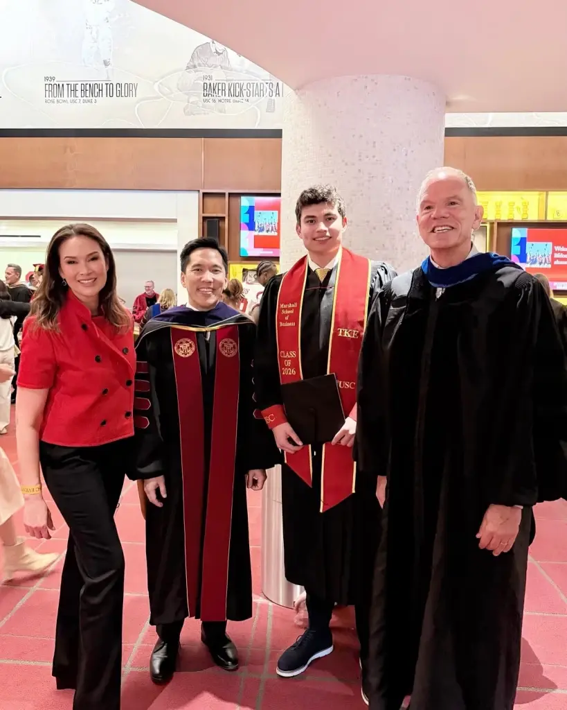 สุดปลื้ม ลูกชายนางงามจักรวาล เรียนจบ USC ทั้งหล่อทั้งเก่งครบสูตร