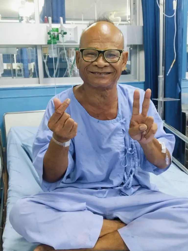 บีบหัวใจ ลูกชาย "สังข์ ดอกสะเดา" ยุติการรักษา ขอให้พ่อไม่ทรมาน