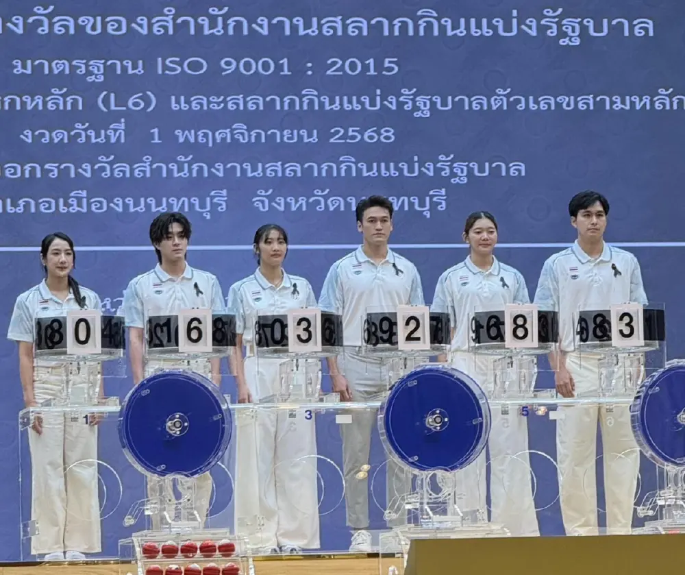 หวยออกวันนี้ ตรวจผลสลากกินแบ่งรัฐบาล 16 พฤษภาคม 2569 อัปเดตล่าสุด