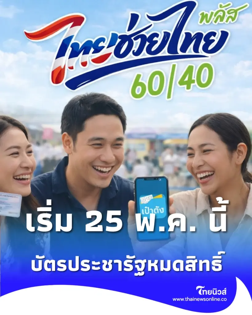 วิธีลงทะเบียน ไทยช่วยไทยพลัส รับ 4,000 บัตรประชารัฐหมดสิทธิ์