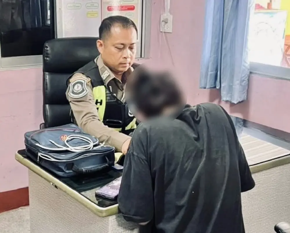 ตร.ทางหลวงศรีประจันต์ เข้าควบคุมตัวผู้ต้องหาตามหมายศาล