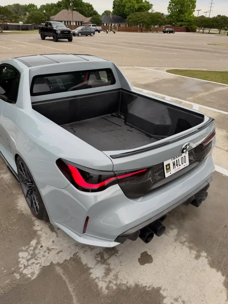 หนุ่มดัดแปลง BMW M4 เป็นกระบะซิ่ง คนแห่ถาม “ทำไปเพื่อ?”