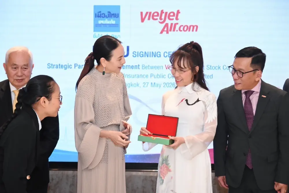 เมืองไทยประกันภัย ผนึก Vietjet Group ปั้นพันธมิตร ธุรกิจ ฟุตบอล ไทย-เวียดนาม