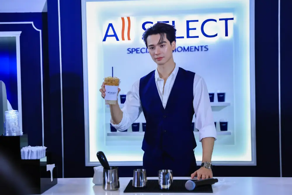 "เซเว่น อีเลฟเว่น" ยกระดับกาแฟพรีเมียม All Select พร้อมเปิดตัวพรีเซนเตอร์คนแรก เก่ง หฤษฎ์