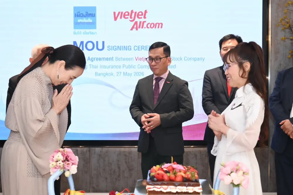 เมืองไทยประกันภัย ผนึก Vietjet Group ปั้นพันธมิตร ธุรกิจ ฟุตบอล ไทย-เวียดนาม