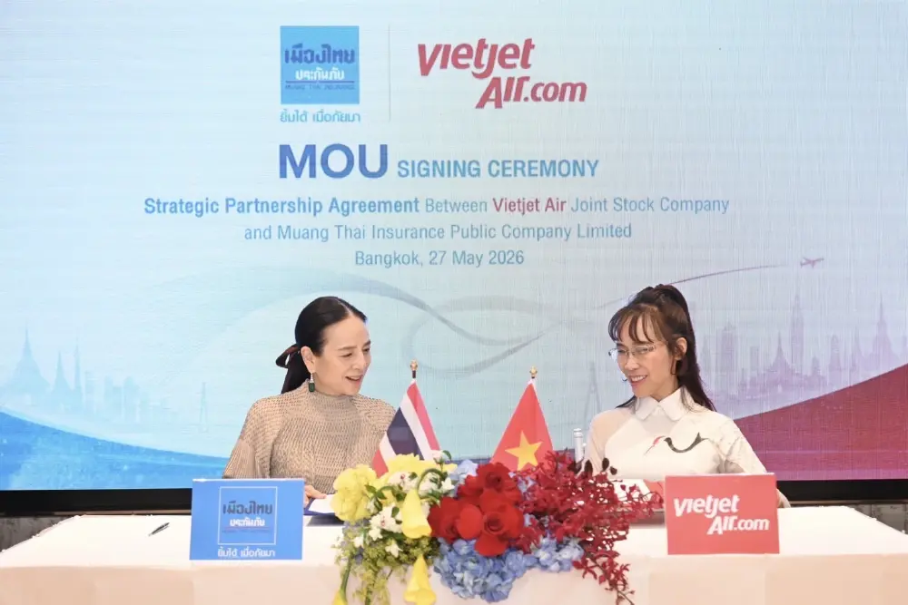 เมืองไทยประกันภัย ผนึก Vietjet Group ปั้นพันธมิตร ธุรกิจ ฟุตบอล ไทย-เวียดนาม