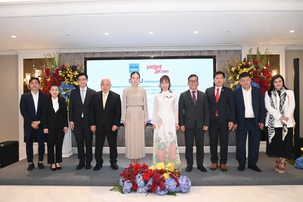 เมืองไทยประกันภัย ผนึก Vietjet Group ปั้นพันธมิตร ธุรกิจ ฟุตบอล ไทย-เวียดนาม