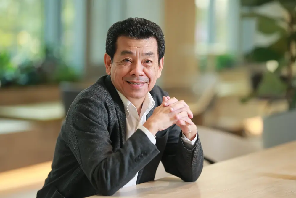 นายสมศักดิ์ บุญลาภ ประธานเจ้าหน้าที่ กลุ่มธุรกิจอาหาร - ประเทศไทย บริษัท เบทาโกร จำกัด (มหาชน)