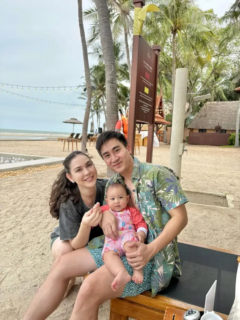 แมท ภีรนีย์ พาลูกเที่ยวทะเลแฮปปี้มาก คุณพ่อจองทริปต่อไปด่วน