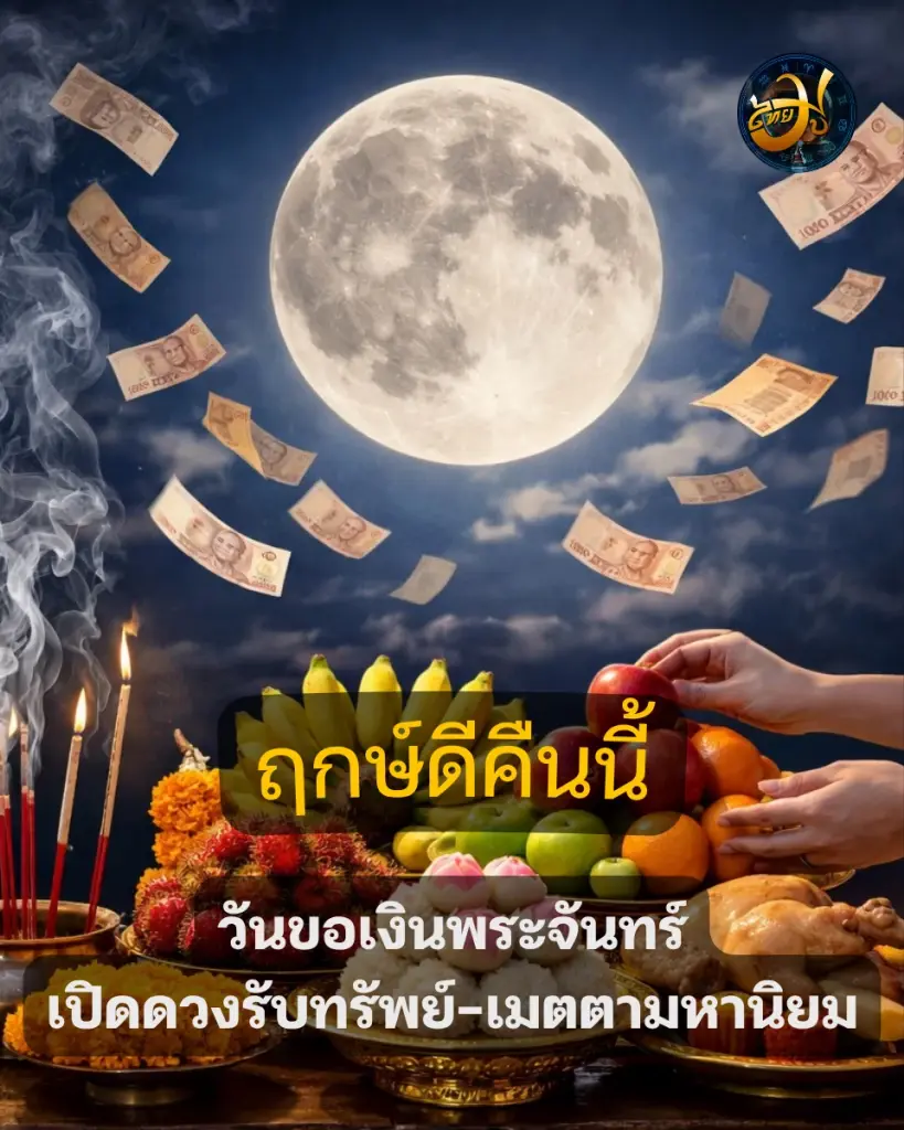 เพจไทยมู เปิดวิธีสวดอธิษฐานรับ เสน่ห์จันทร์ 17 พ.ค. น้อมรับพลังบวก ThaiMu 