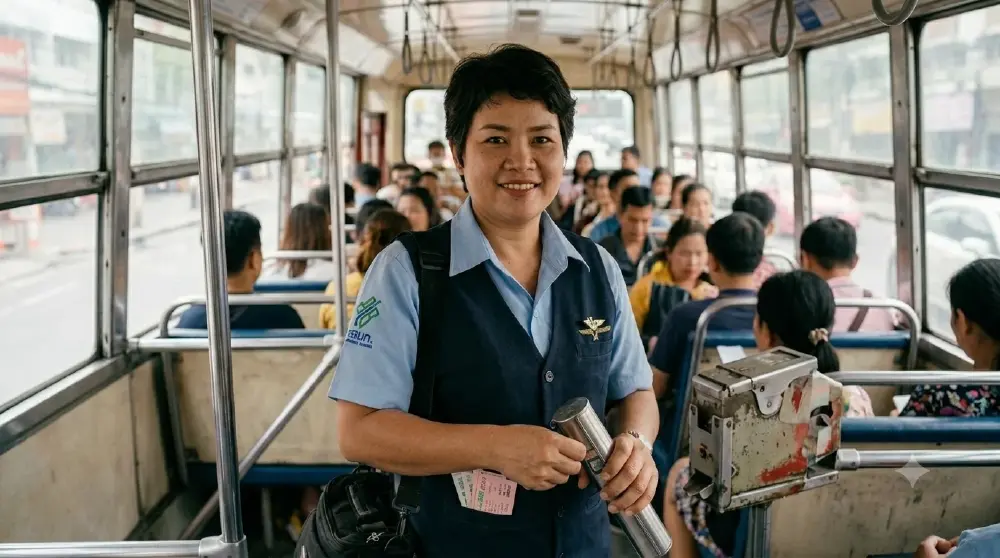 นั่งมาตั้งนานเพิ่งรู้! ทำไมกระเป๋ารถเมล์ต้องฉีกตั๋วหลายรอบ?