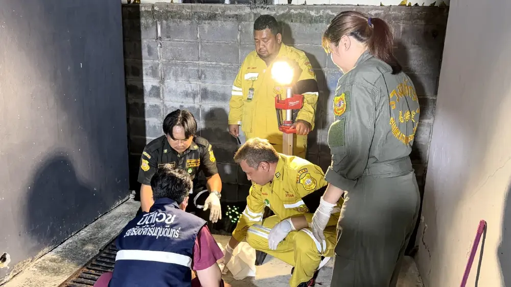 หนุ่มพม่าแอบโดดข้ามระเบียง หวังมุดห้องสาวพลาดร่วงดับ