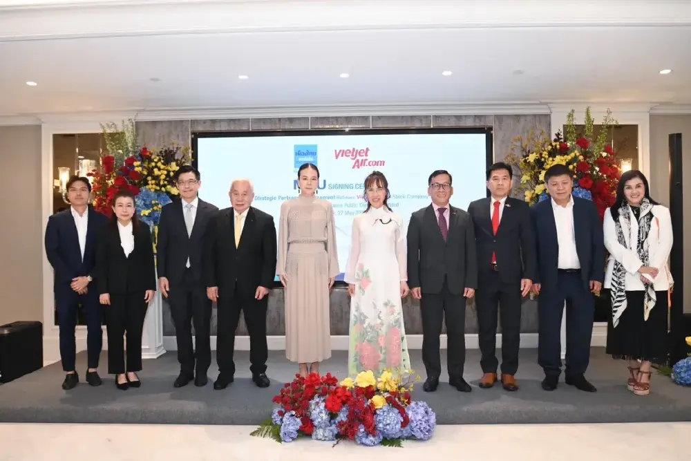 เมืองไทยประกันภัย ลงนาม MOU กับ Vietjet Group ยกระดับความร่วม เชื่อมโยงกีฬา ไทย-เวียดนาม