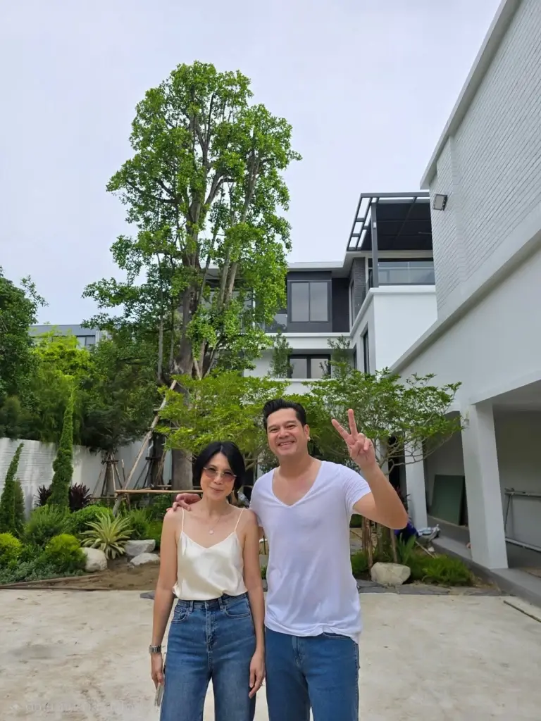 น้ำพักน้ำแรง! "เต๋า สมชาย" เผยภาพบ้านหลังใหม่  เพื่อภรรยาและลูก ๆ
