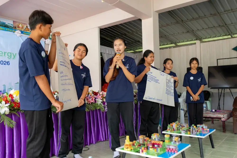 "GULF Sparks Energy ชวนน้องท่องโลกพลังงาน ปี 3" เติมความรู้เรื่องแหล่งผลิตไฟฟ้าใกล้ตัว