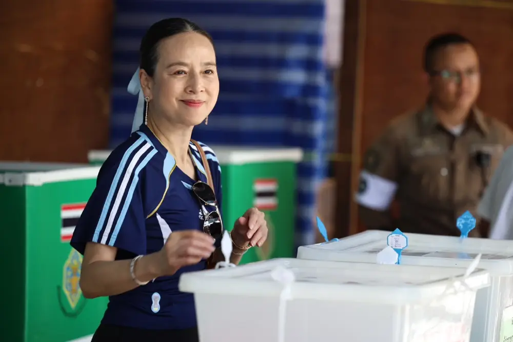 "มาดามแป้ง" ใช้สิทธิ์เลือกตั้ง ผู้ว่าฯ กทม.  หวังเห็นพื้นที่กีฬามากขึ้น