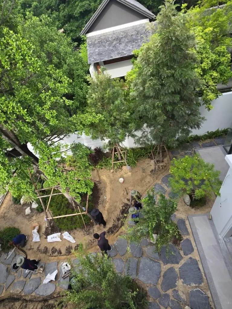 น้ำพักน้ำแรง! "เต๋า สมชาย" เผยภาพบ้านหลังใหม่  เพื่อภรรยาและลูก ๆ