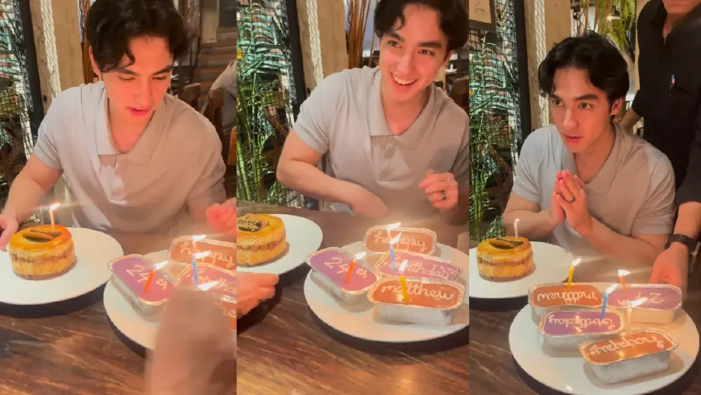 โตเป็นหนุ่มแล้วน้องชาย "แพทริเซีย" ฉลองวัย 24 ปี ลุคนี้หล่อเป๊ะ 