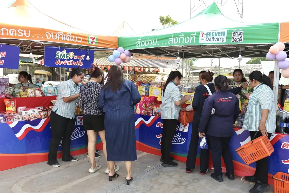 "เซเว่น อีเลฟเว่น" เปิดตลาดนัดฟรี ช่วย SME ไทย โมเดลใหม่กระตุ้นเศรษฐกิจฐานราก-ลดค่าครองชีพ