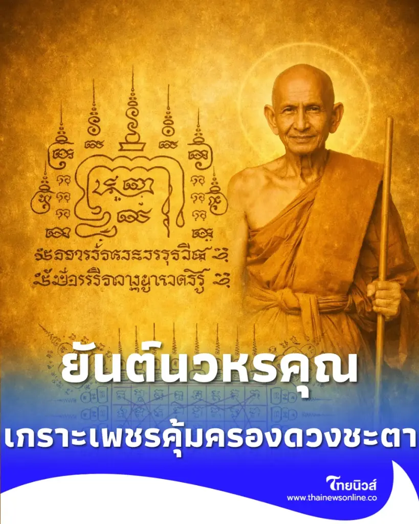 ยันต์นวหรคุณ หลวงปู่ศุข สายมู เพจไทยมู ความเชื่อ ThaiMu