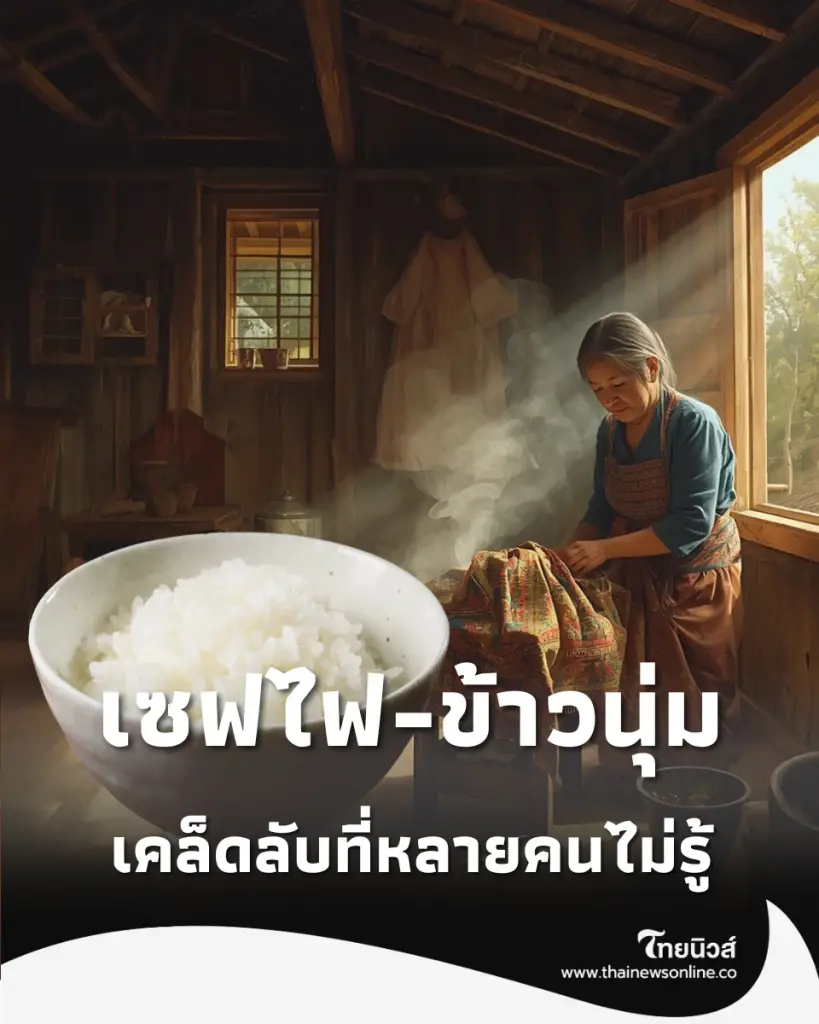 แม่บ้านรุ่นเก๋าใช้ผ้าคลุมหม้อหุงข้าว ประหยัดไฟได้จริงหรือ