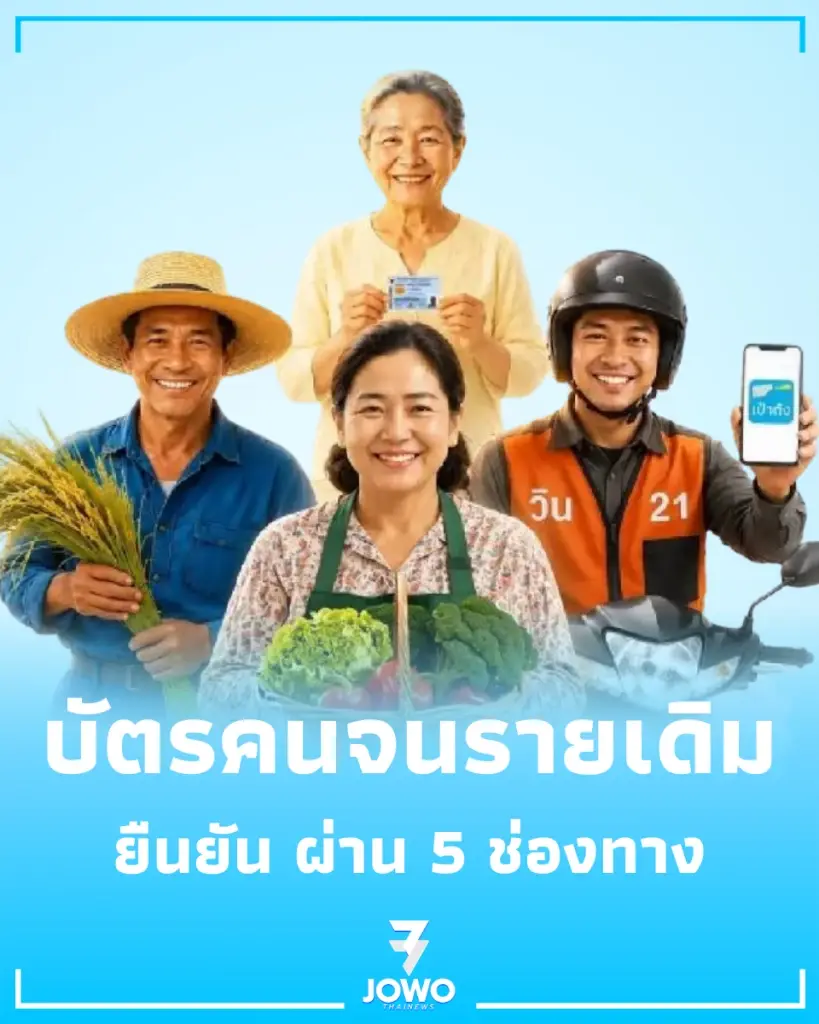 บัตรสวัสดิการแห่งรัฐ ปี 2569 บัตรคนจน ลงทะเบียนยืนยันสิทธิ บัตรคนจนรายเดิม