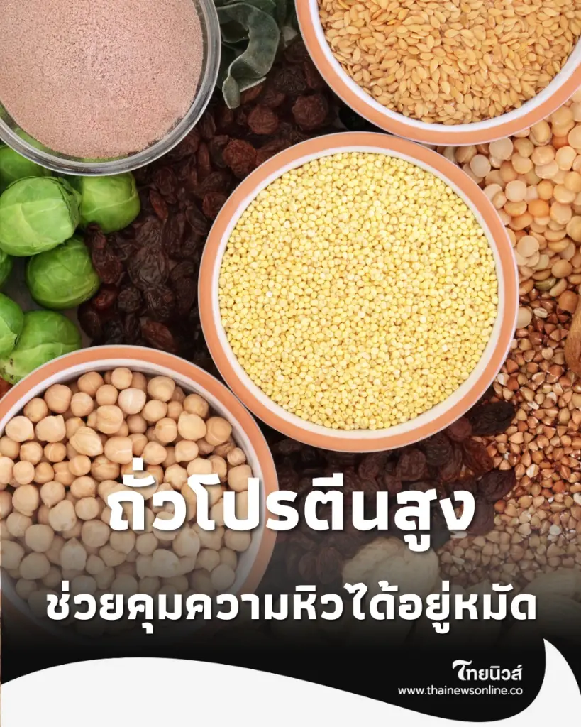 เปิดลิสต์ ถั่วโปรตีนสูง กินแล้วอิ่มนาน ที่สายเฮลตี้ต้องมีติดบ้าน